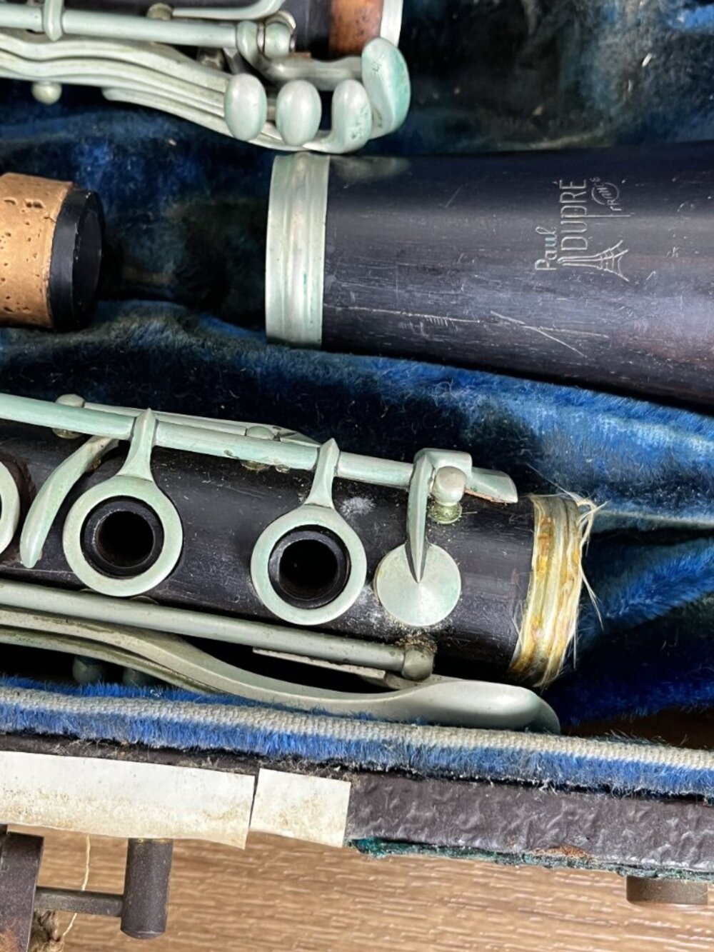 Vintage Paul Dupre France Wood Clarinet Made in France With Case Read - Picture 9 of 16